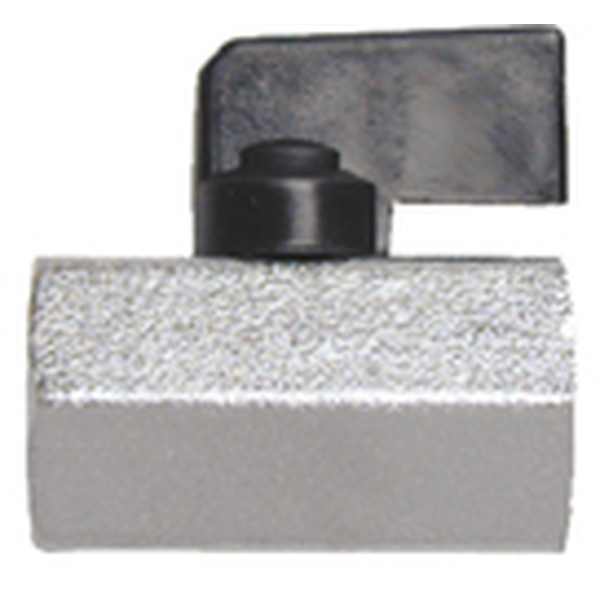 Bugatti 800 Кран шаровой латунь 1/4" ВР флажок  MINI 08000005